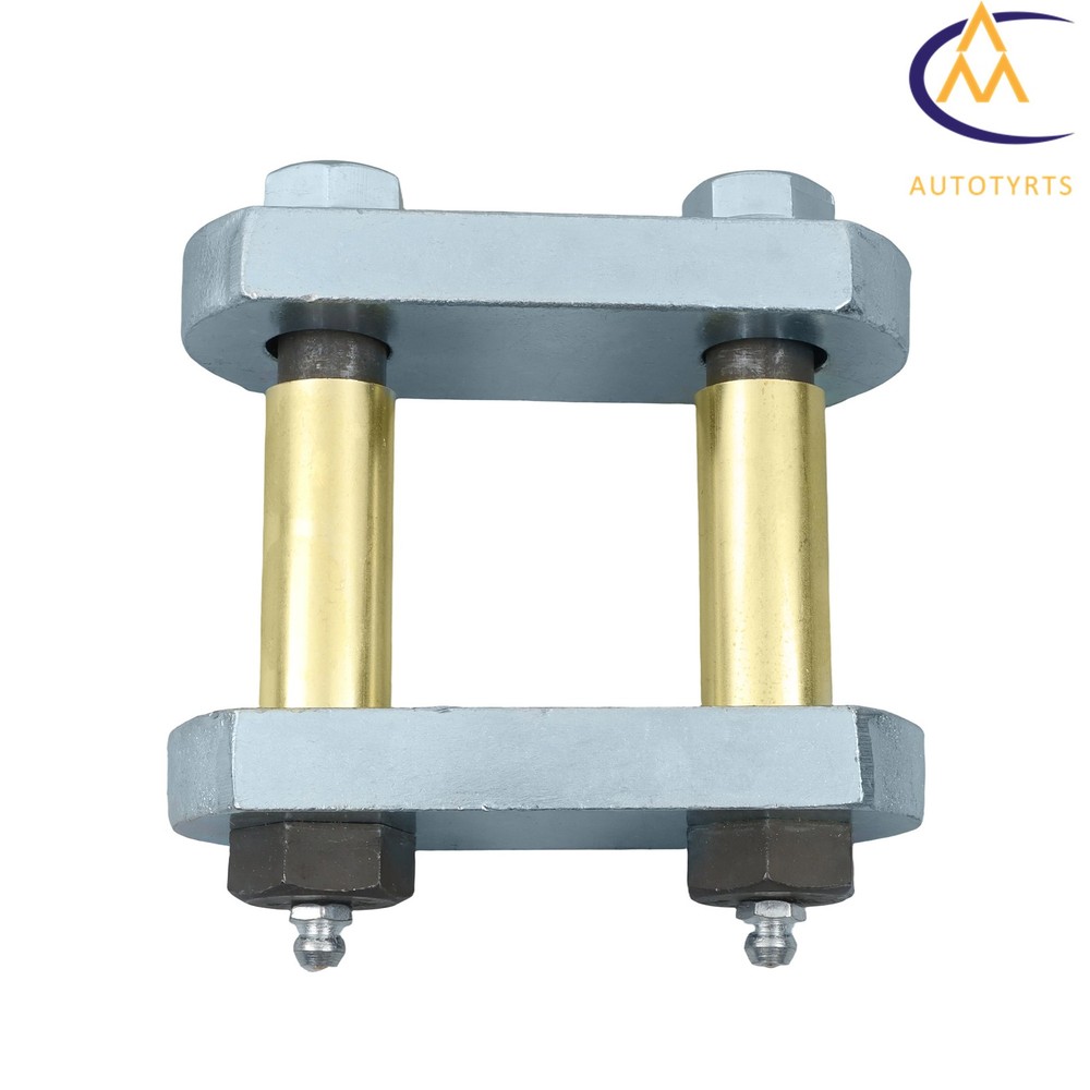 Heavy Duty Greasable Trailer Shackle Spring Kit 2.25" For Tandem Axle UO12-016