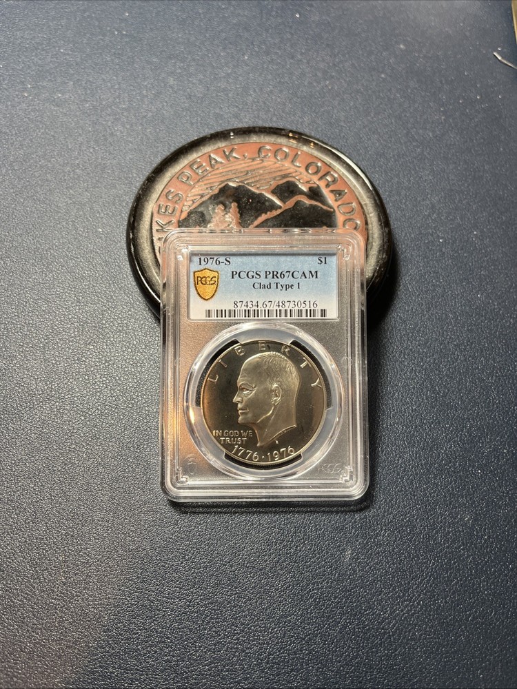 1976 S  Eisenhower $, PCGS PR67CAM Clad Type 1