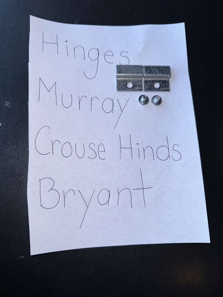 METER SOCKET PANEL HINGES FOR MURRAY, CROUSE H, BRYANT.