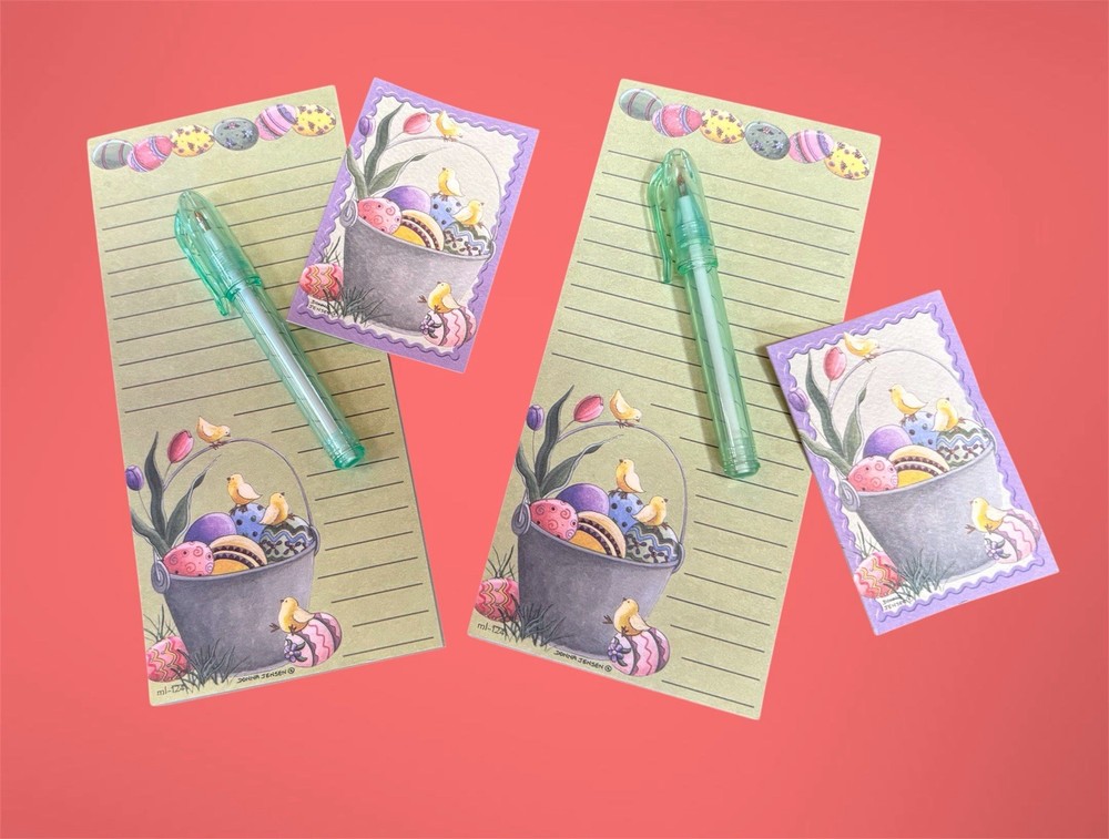 Easter Magnetic List Pads & Pens