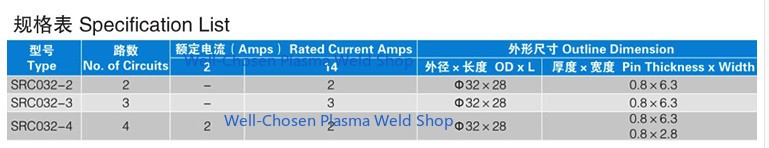 5Pcs/Lot SRC PIN CONNECTION SLIP RING SRC032-4 SRC0324