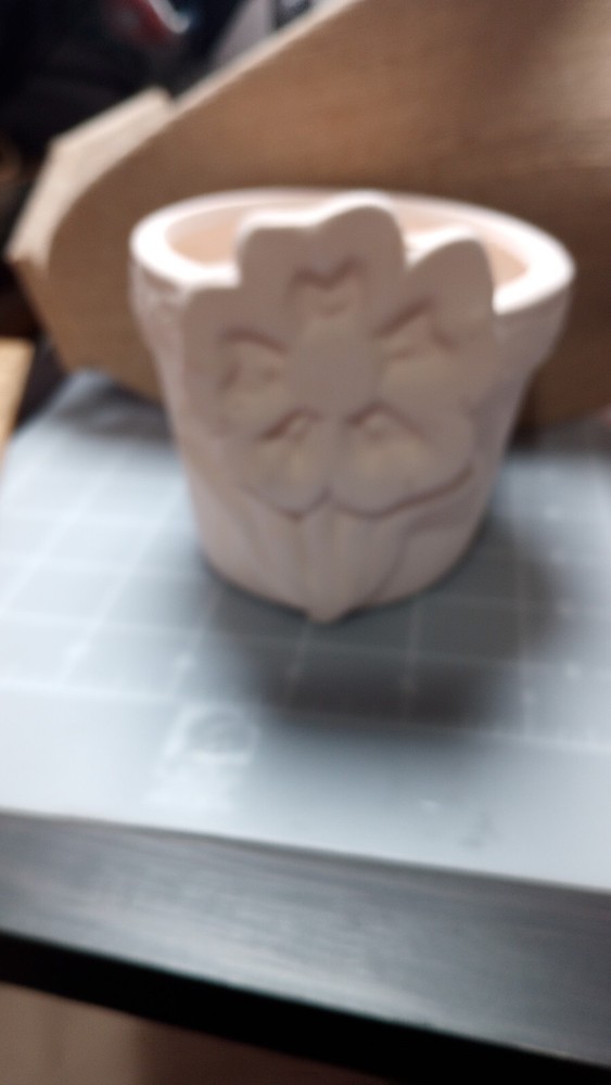 Arts And Crafts Unpainted Ceramic Flower Pot