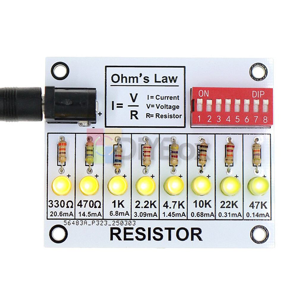 Soldering Practice Kit DIY Electronic Circuit Project Resistor Learning Board