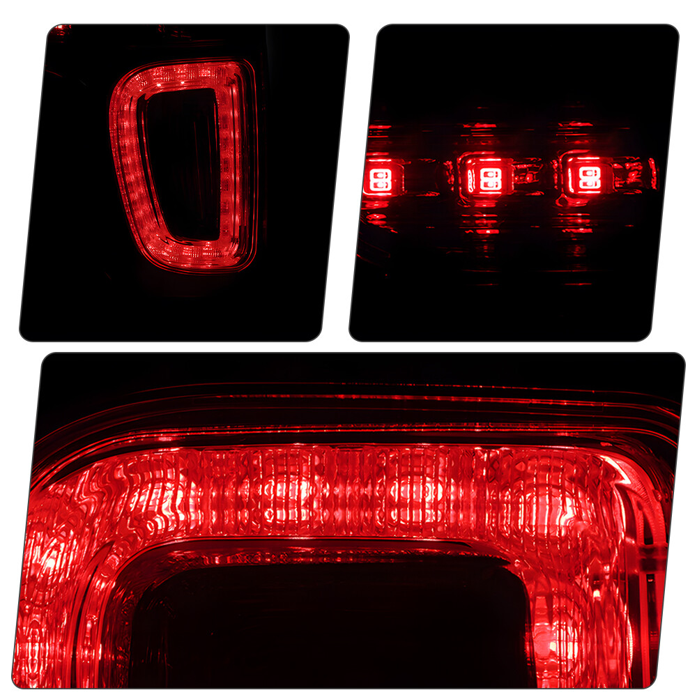 LED Tail Light For 2011-2015 Ford Explorer Red Clear With Bulbs Left Driver Side