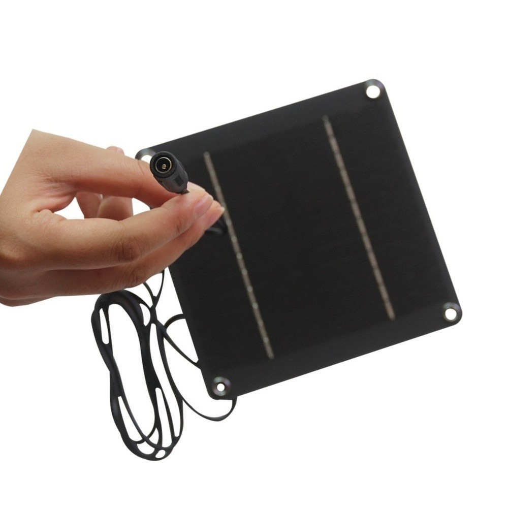 Energy Efficient 12V Solar Panel 1.5 Meter Cable 5521 Female DC Interface