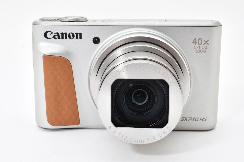 Canon PowerShot SX740 HS Digital Camera Silver Tested Japan