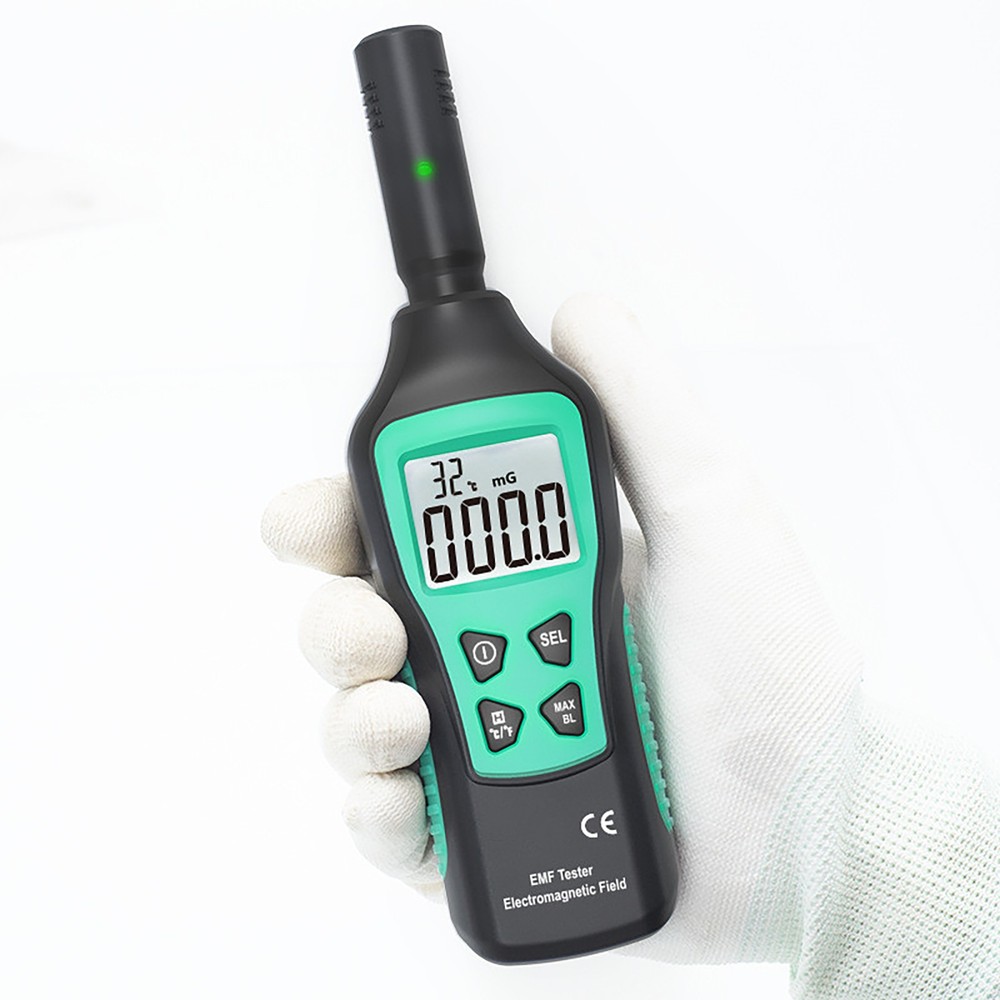 1 PC ABS LCD Radiation Dosimeter EMF Meter Electromagnetic Radiation Detector