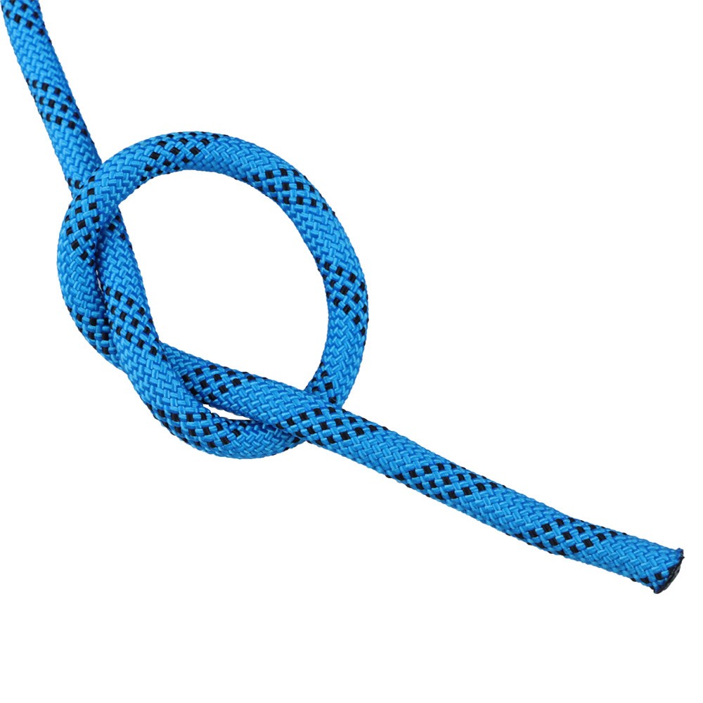 3/8" × 100' Arborist Tree Rope Braid Polyester Rope Blue & Black