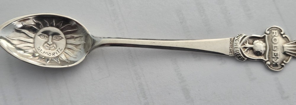 SUPER RARE Spoon Rolex Bucherer ST.MORITZ