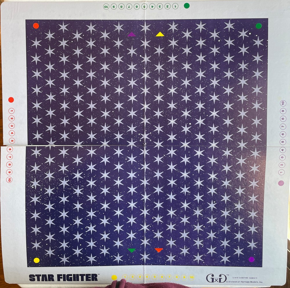 Star Fighter Gametime Games Boardgame PUNCHED G