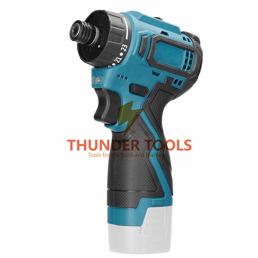 18V Lithium Screwdriver Torque Adjustable 2 Speed Control Modes 1 battery