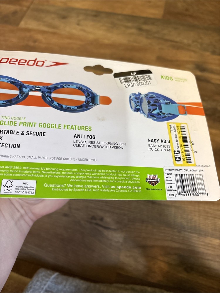 speedo kids swim goggles