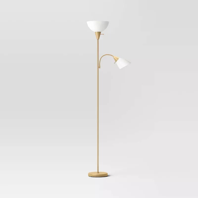 Torchiere with Task Light Floor Lamp - Room Essentials™