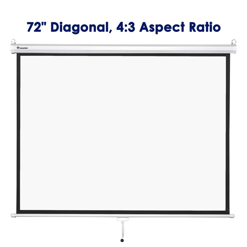 72in Diagonal Manual Projector Screen