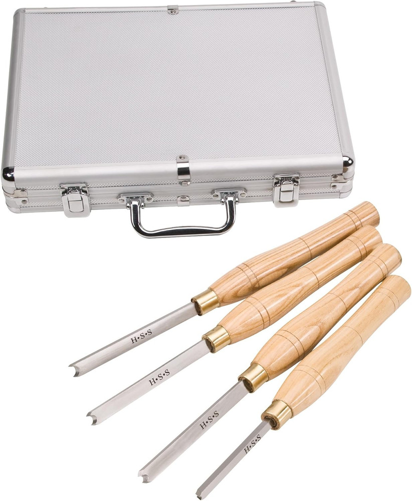 D3781 Beading Lathe Chisel Set, 4-Piece