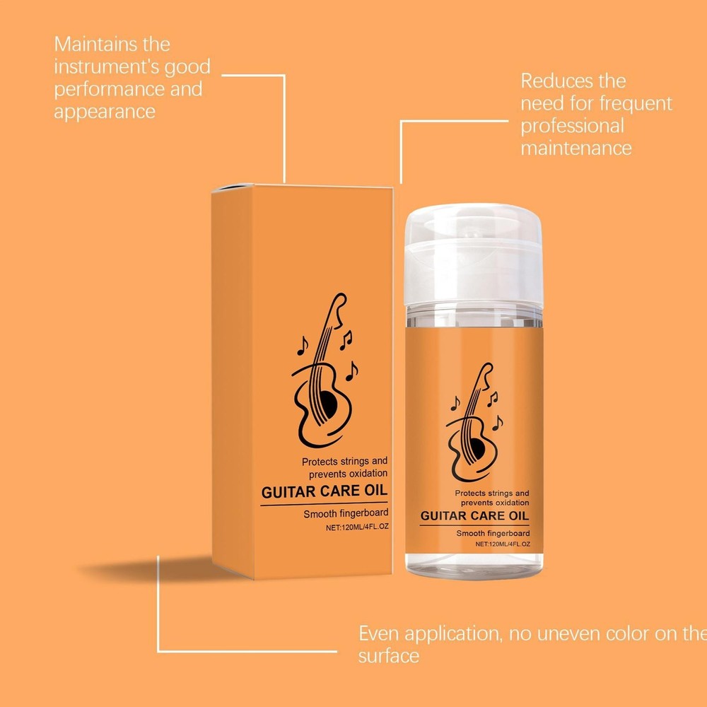 Guitar String Lubricant | 120ML Protective Care Liquid | Guitar Polish