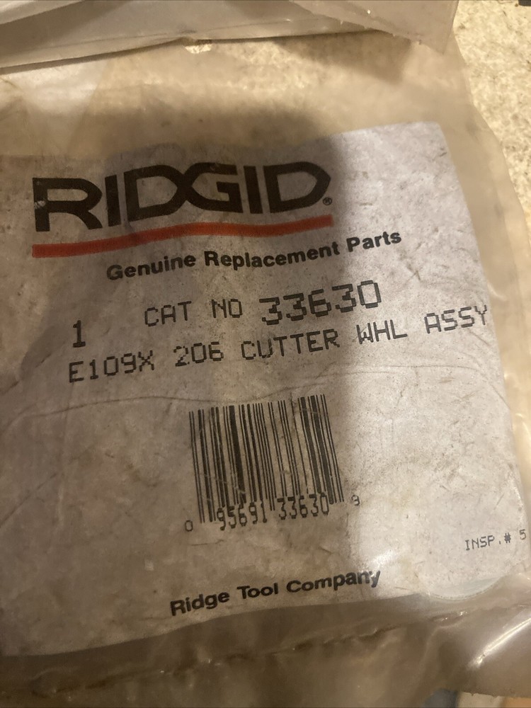 33630 Ridgid Cutter Wheel New