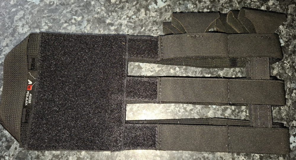 AUSSIE PEELBACK KANGAROO CUMMERBUND, BLACK - NEW