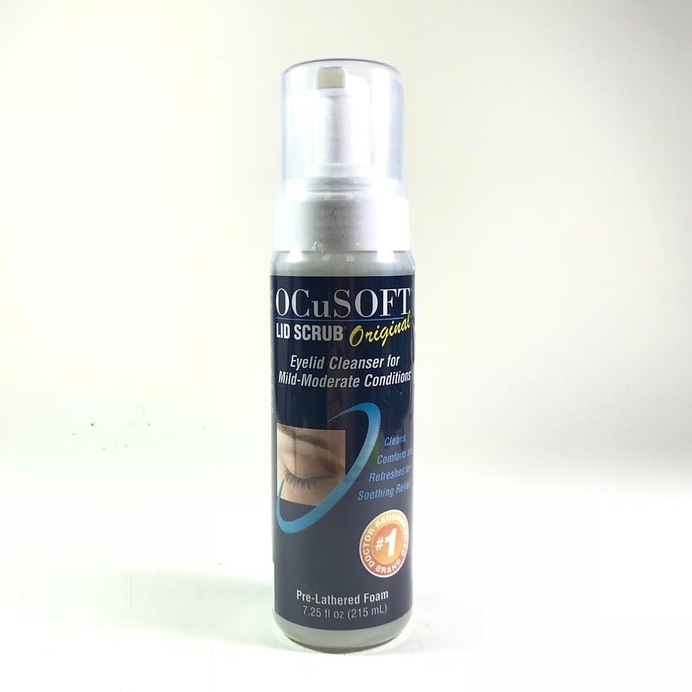 Ocusoft Lid Scrub Foaming Eyelid Cleanser 7.25 oz