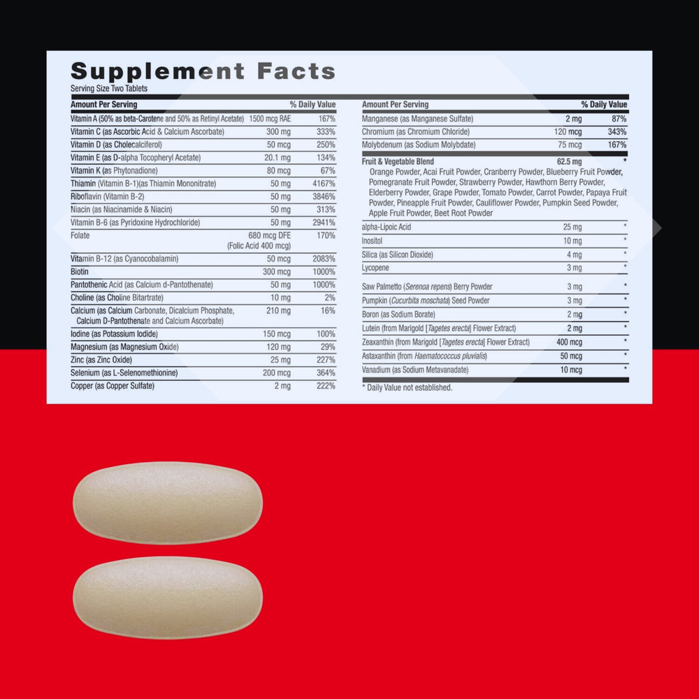 GNC Mega Men Performance and Vitality Vitapak Program 30 Pack