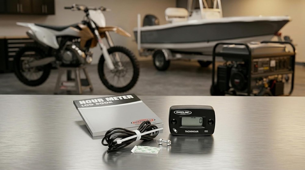 HR-8061-2 Tachometer & Hour Meter - Universal Compatibility