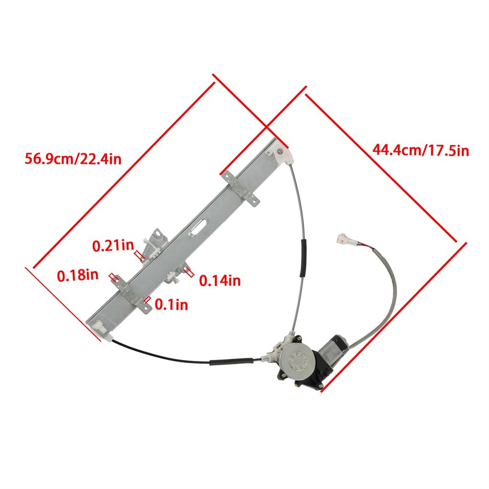 Front Left Window Regulator Motor Replacement for Grand Vitara Tracker XL-7