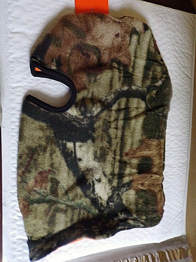 CABELA REVERSIBLE FACEMASK MOSSY OAK/BLAZE