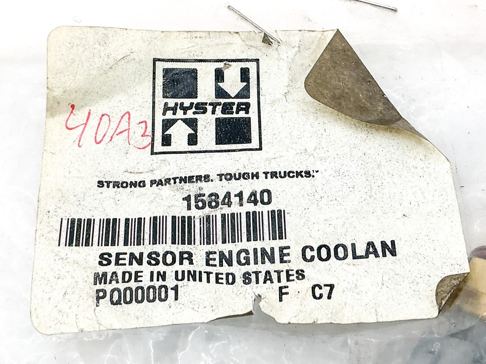 New Hyster 1584140 Engine Coolant Temperature Sensor