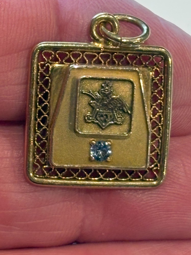 VINTAGE ANHEUSER BUSCH DIAMOND CHARM