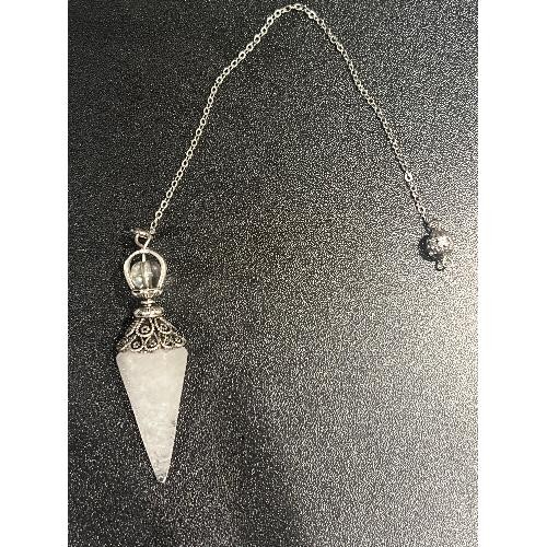 Blessed Clear Quartz Pendulum, Dowsing Pendulum, Baby Witch