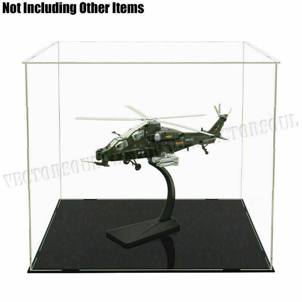 US Acrylic Plastic Display Box 40cm Large Case Self-Install Dustproof Figures