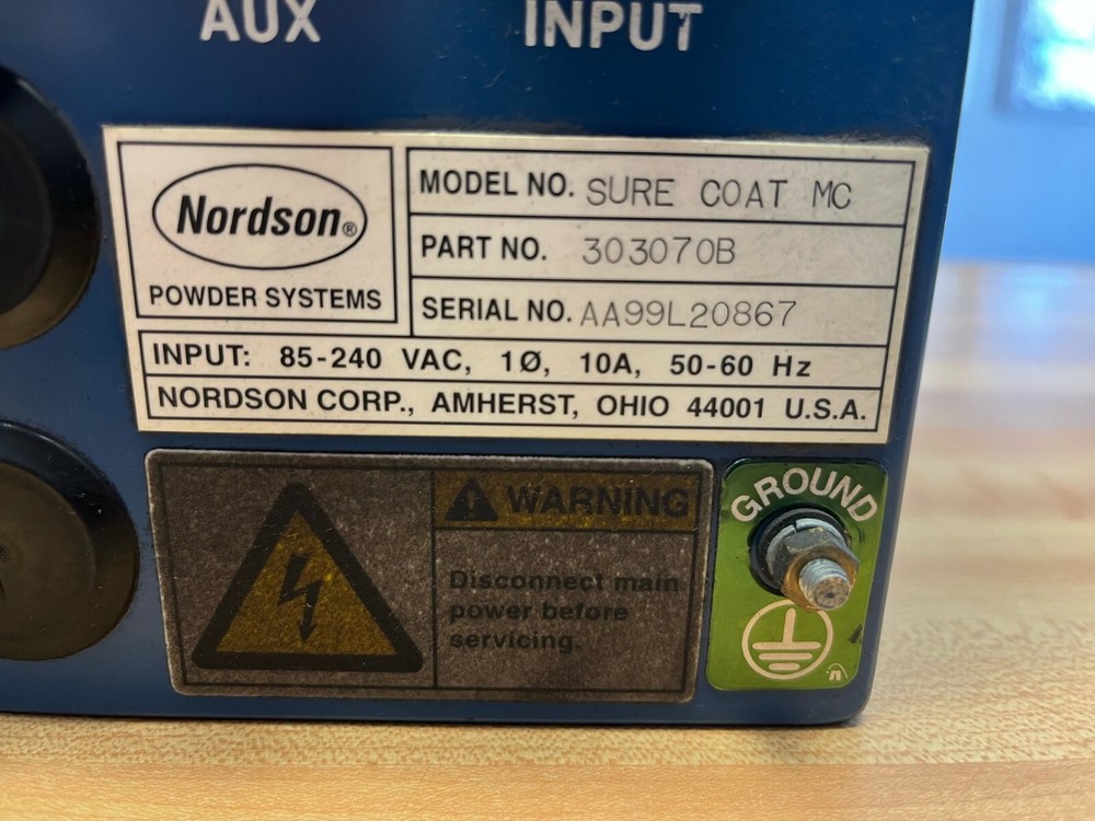 Nordson Sure Coat MC 303070B Master Control Unit