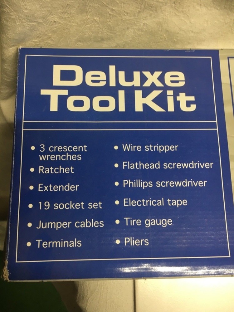 Emergency Roadside Safety Deluxe Tool Kit 32 piece