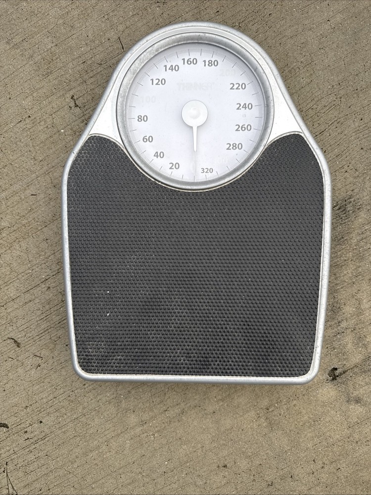 Thinner Extra-Large Dial Analog Precision Bathroom Scale, Analog Bath Scale