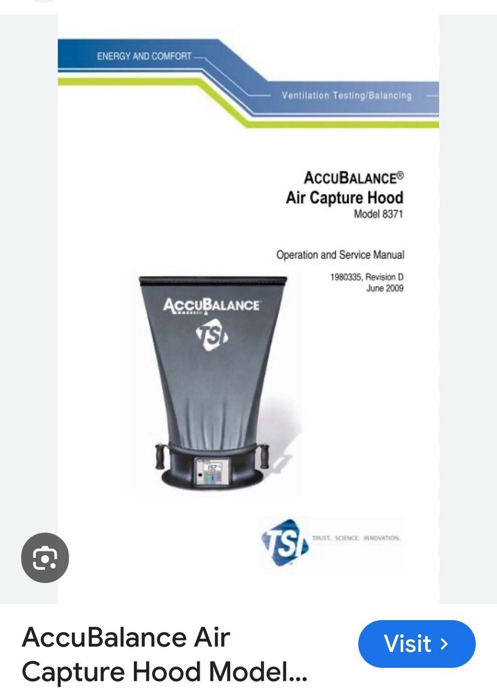 Accu Balance Flow Hood