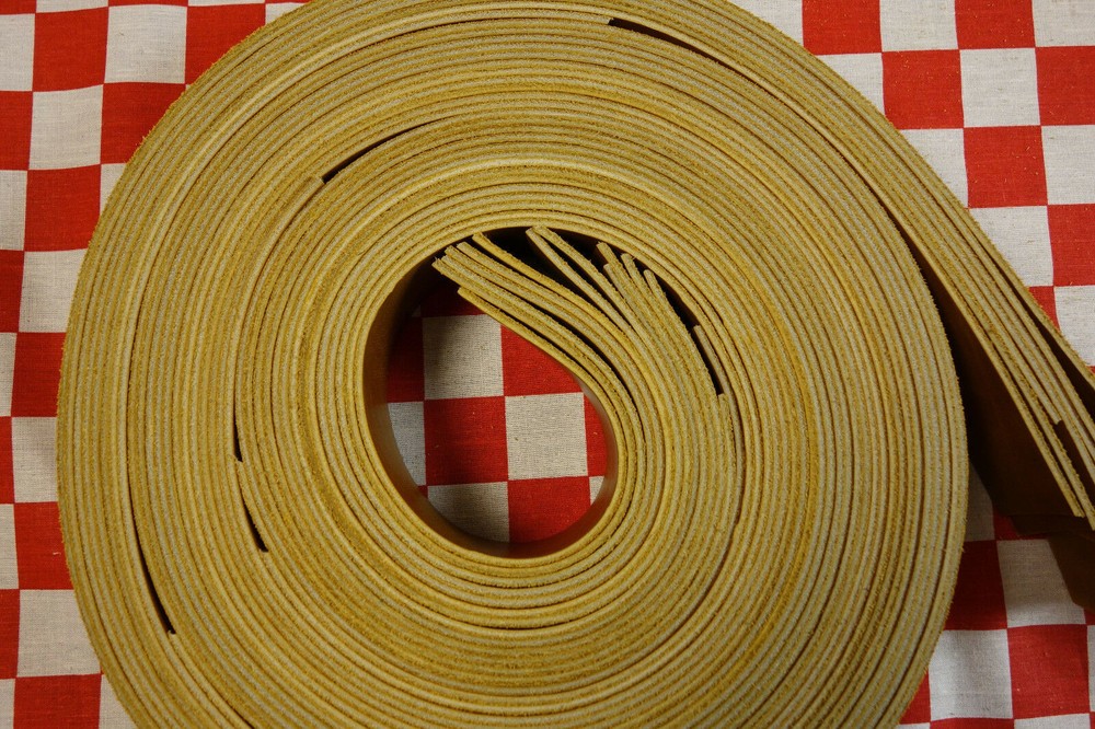 HORWEEN BUTTERSCOTCH CAVALIER 5.5 oz. LEATHER STRAPS, SELECT YOUR SIZE.