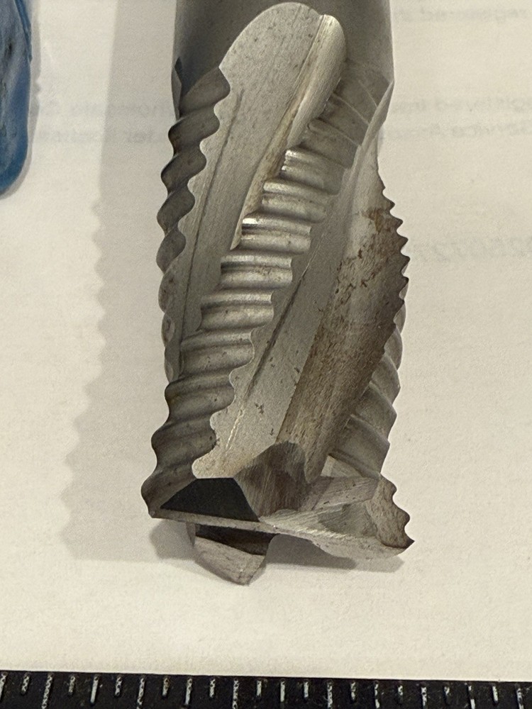Refurbished .804” (.782”) HSS Roughing End Mill