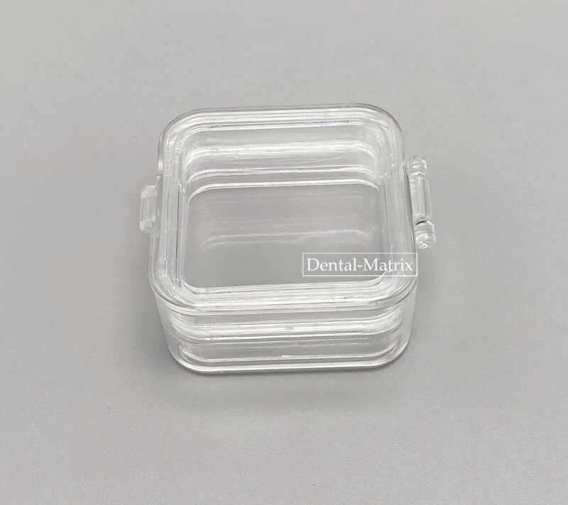 90 Pcs Denture False Teeth Container Membrane Case Hinged Display Box Jewelry
