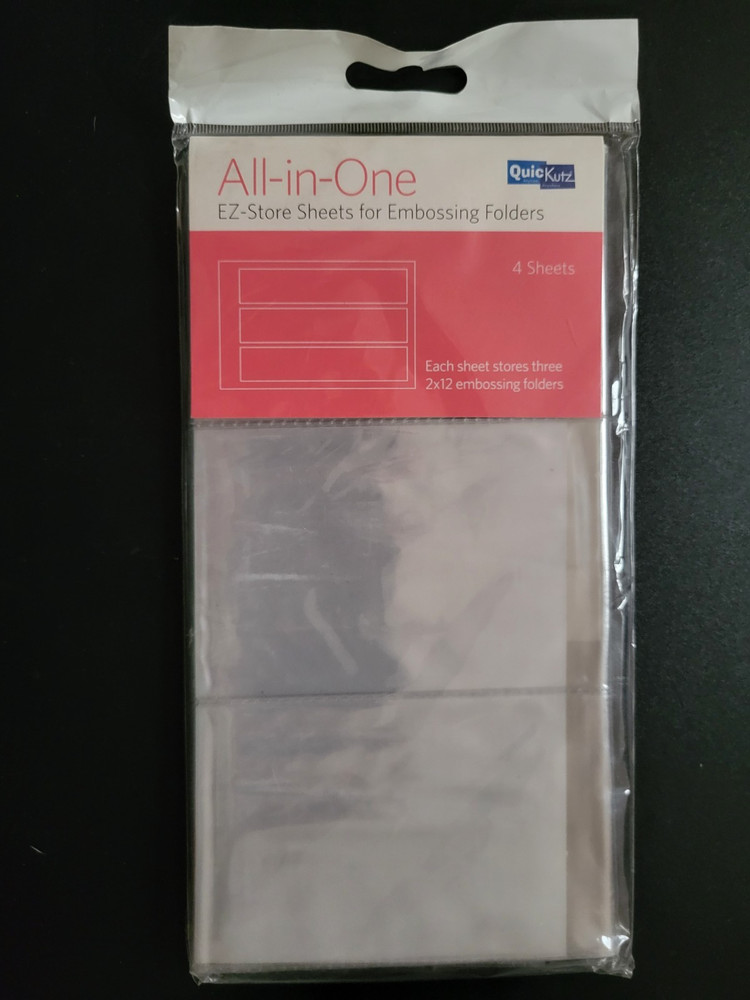QUICKUTZ All in One EZ Store Sheets for Embossing Folders