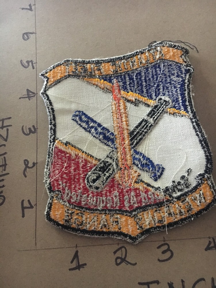 vintage US NAVY Atlantic Fleet Weapons Range Patch 5/12/25