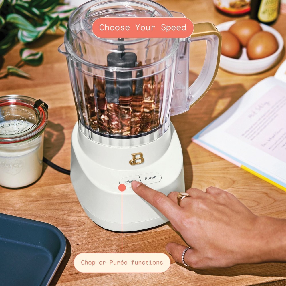 3-Cup Food Chopper, White Icing