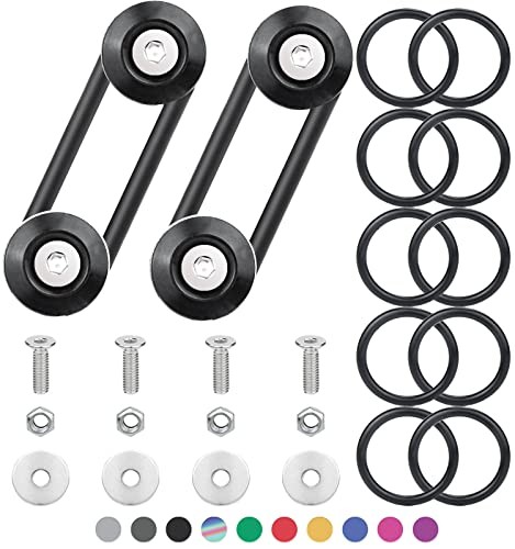 Bumper Quick Release, Upgrade Quick Release Trunk Front Rear Bumper Black