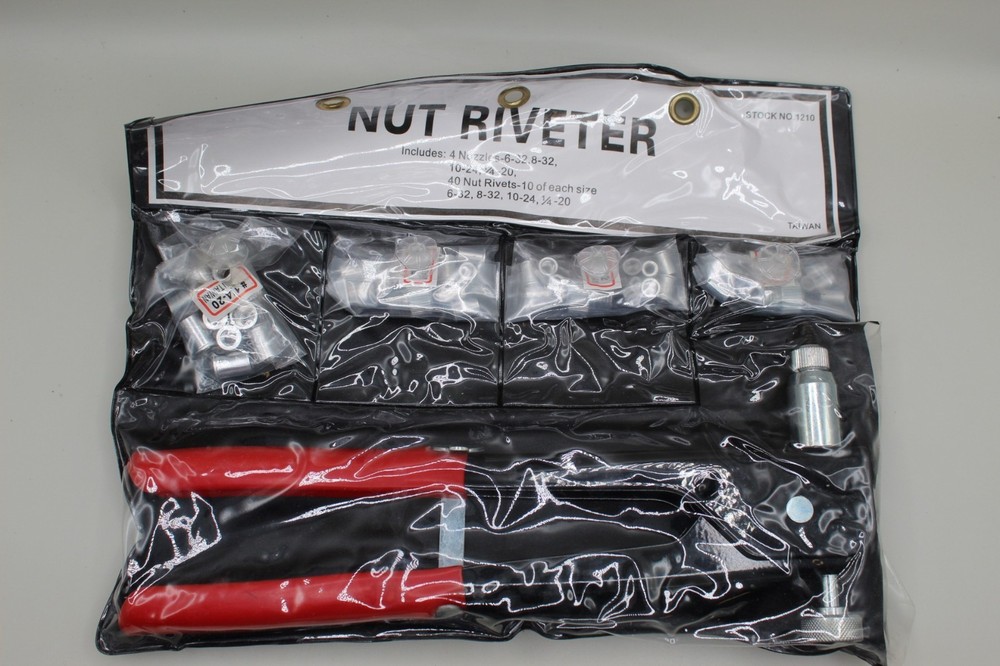 Pittsburgh Threaded Insert Riveter Kit 38 Pieces #1210