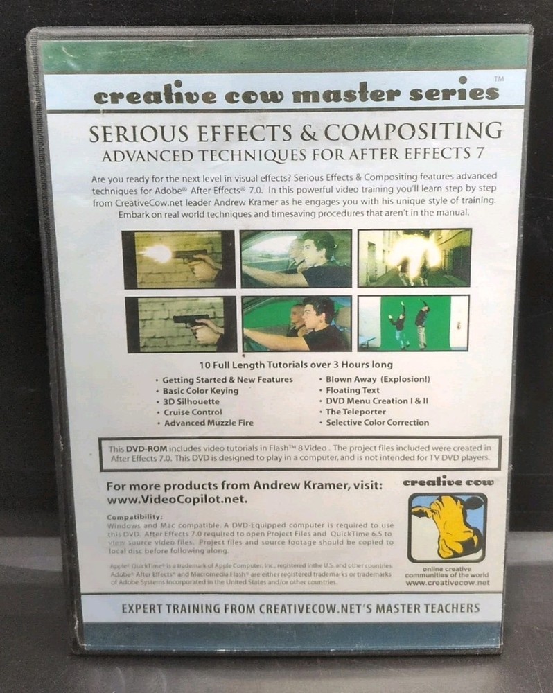 Video Training For After Effects Seven Serious Effects & Compositing DVD ROM