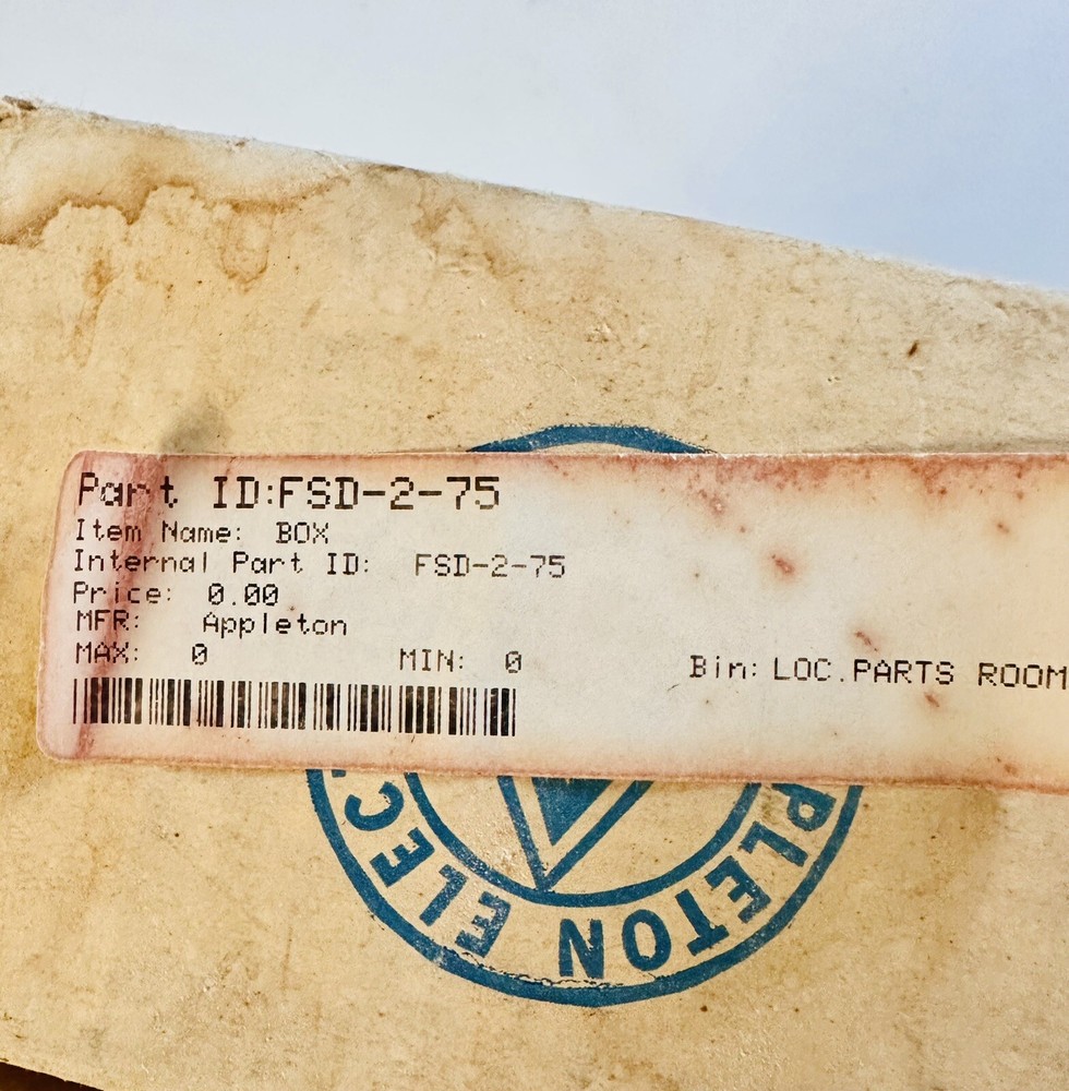 Appleton FSD-2-75