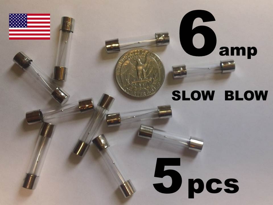 glass fuse 6 AMP