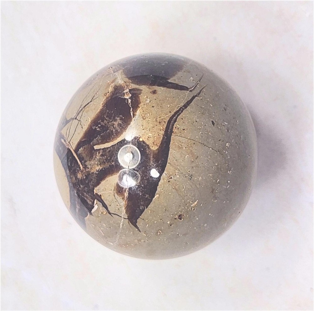 Fluorescent Septarian Nodule 35mm Sphere for UV Collection 6224