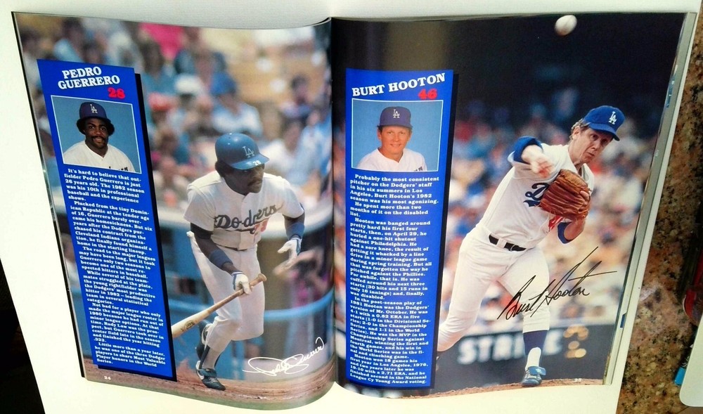 1983 LOS ANGELES DODGERS COMMEMORATIVE YEARBOOK 25TH ANNIVERSARY.