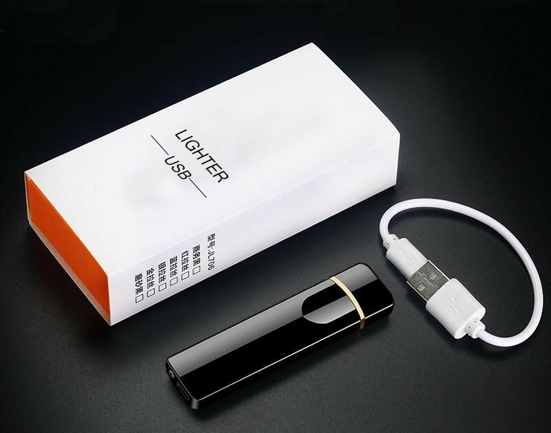 USB Rechargeable Double Arc Flameless Plasma Electric Lighter