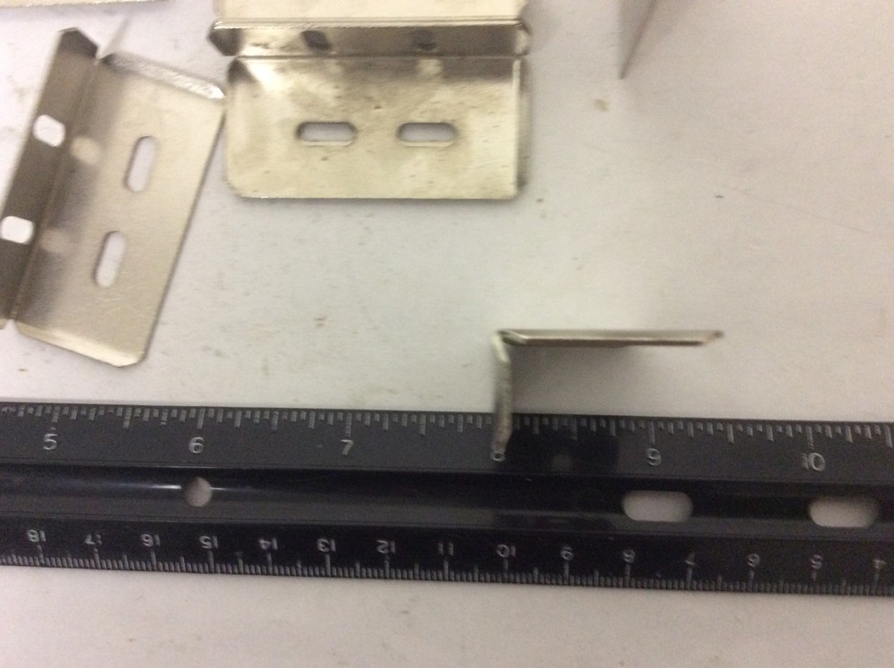 Qty (50) Hardware Resources 9453007 Drawer Front Adjustment Bracket, 2" X 1"